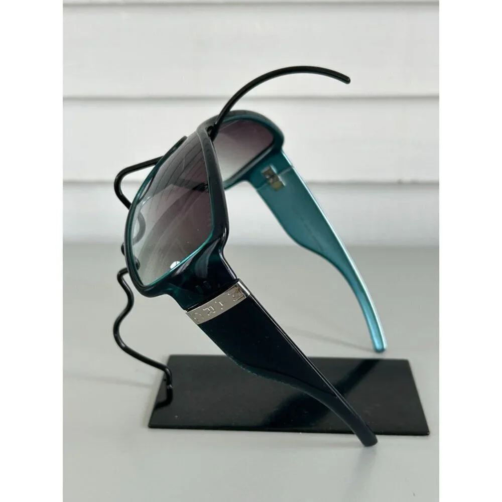 Marc Jacobs MMJ020/N/S Women's Teal Black Gradient Oversized Designer Sunglasses